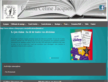 Tablet Screenshot of edition-celinejacques.com